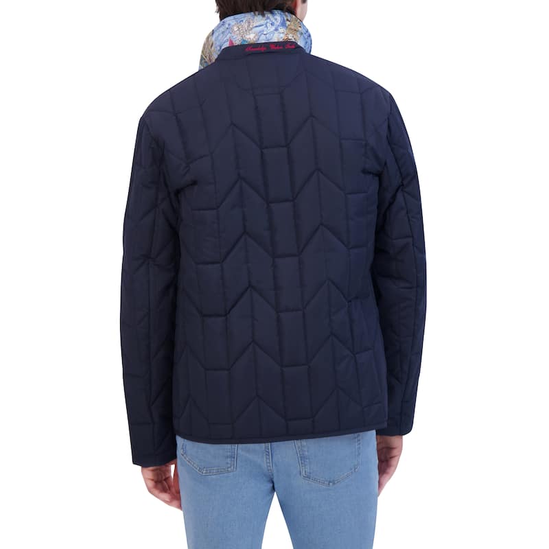 Robert Graham Men's Quilted Water-Repellent Barn Jacket