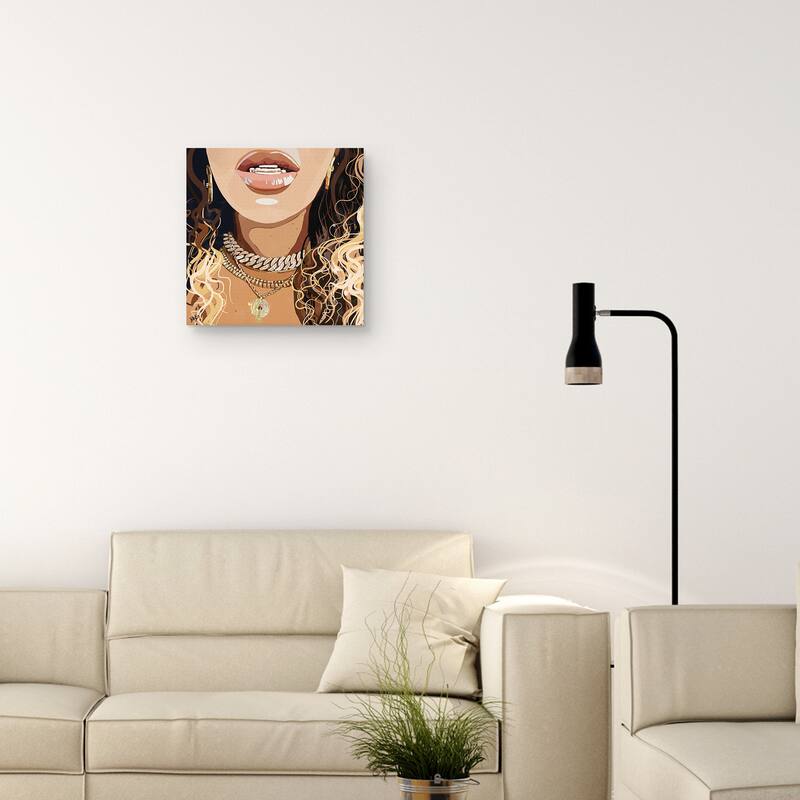 Bey-chains-png Canvas Art Print