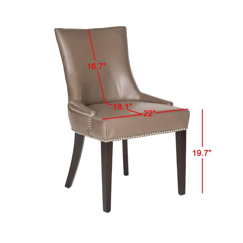 SAFAVIEH Lester Dining Chair (Set of 2) - 24"W x 25"D x 39"H