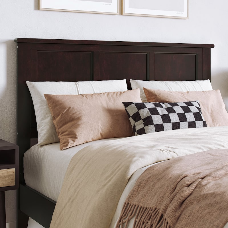 Madison Headboard with Attachable Charger - Espresso - Full