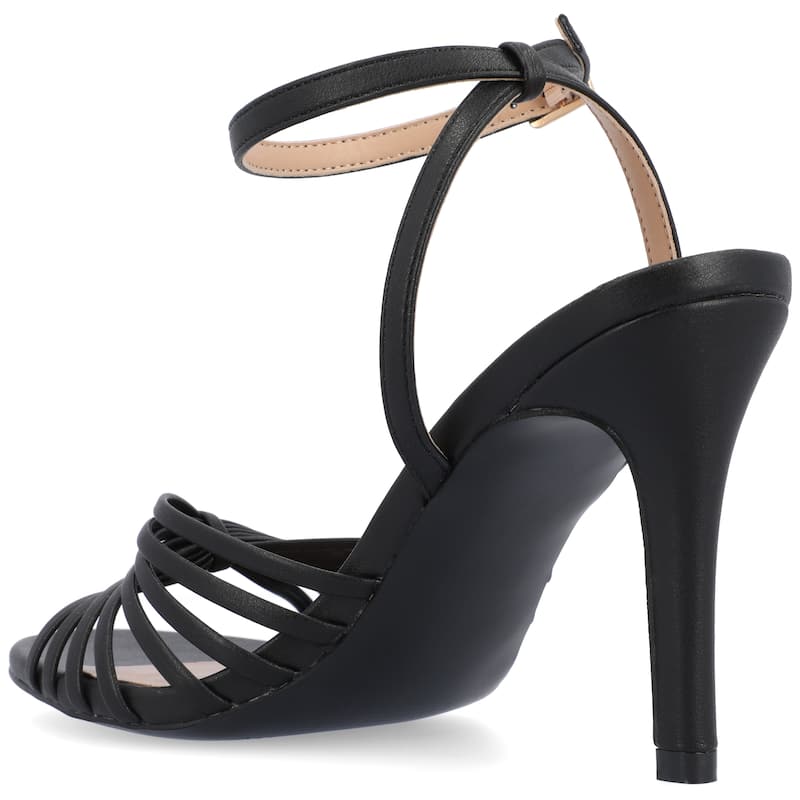 Journee Women's Vanita Medium and Wide Width Dress Sandals