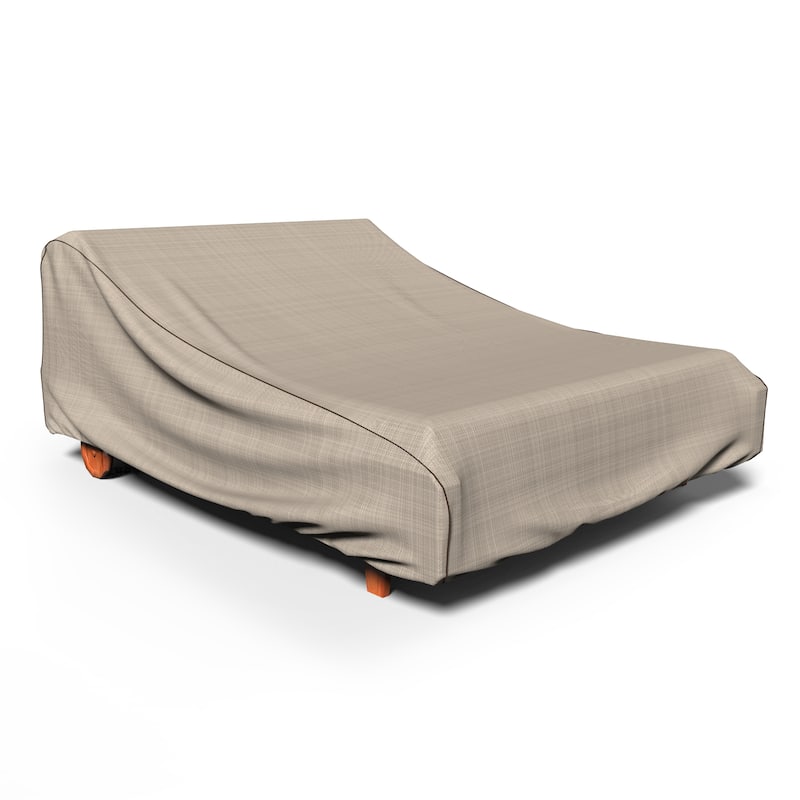 Budge StormBlock™ Mojave Black Ivory Patio Chaise Lounge Cover Multiple Sizes