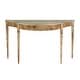 preview thumbnail 27 of 29, Chester 54 in. W Demilune Wood Traditional Console Table