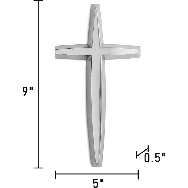 Nambe Wall Cross - 9”H x 5” W