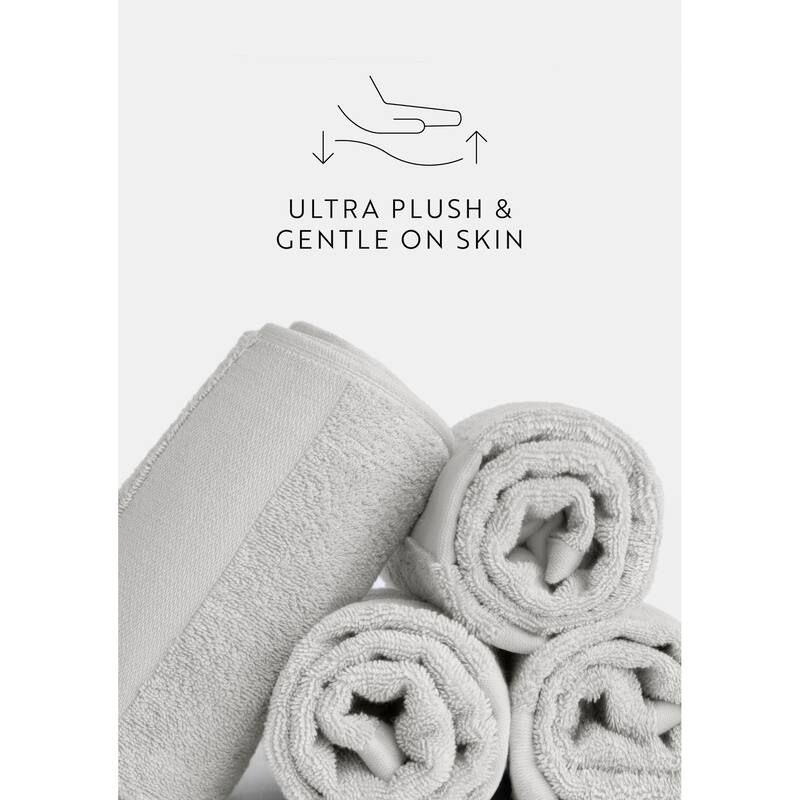 Becky Cameron 4-Piece Ultra Soft Cotton Hand Towel Set