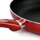 preview thumbnail 4 of 3, Better Chef 10in Silver Metallic Non Stick Gourmet Fry Pan in Red