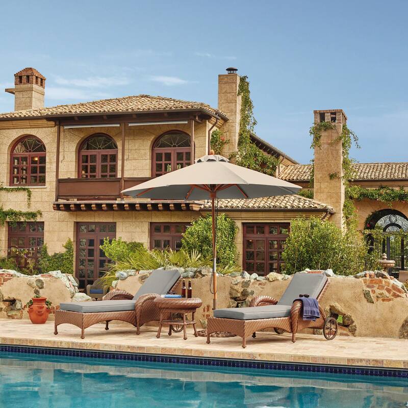 Classic Accessories Montlake Water-Resistant 74 x 23 x 3 Inch Patio Chaise Lounge Cushion
