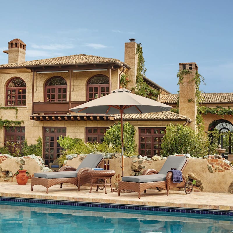 Classic Accessories Montlake Water-resistant Patio Chaise Lounge Cushion