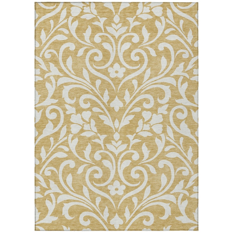 Machine Washable Indoor/ Outdoor Chantille Traditional Rug