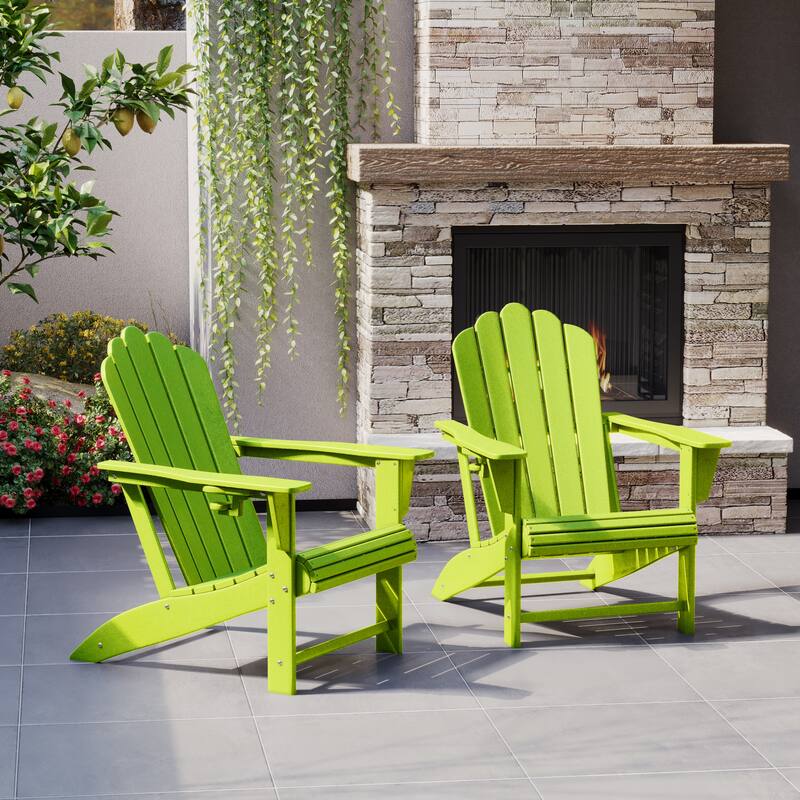 Aderson Outdoor Poly Adirondack Chair (Set of 2)
