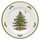 preview thumbnail 2 of 5, Spode Set of 4 Christmas Tree Melamine Dinner Plates - 11" D