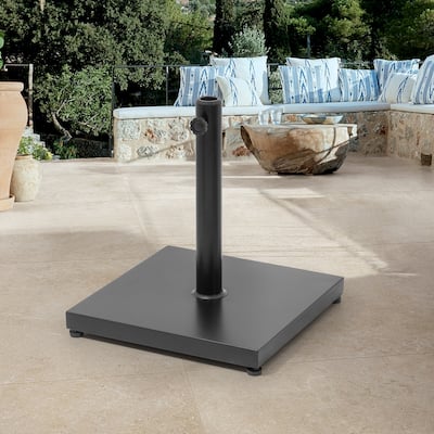 VredHom Outdoor Patio Market Umbrella Square Base Stand