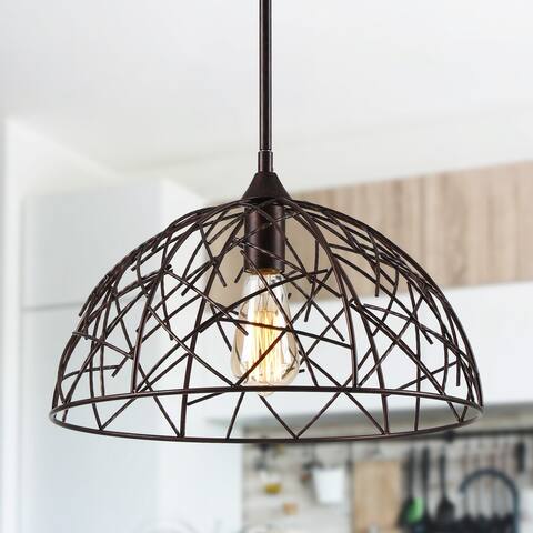Industrial 1-Light Single Bowl Pendant Lighting