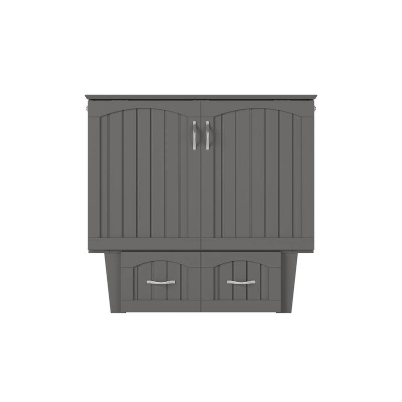 Sydney Twin Murphy Bed Chest with 6 inch Mattress
