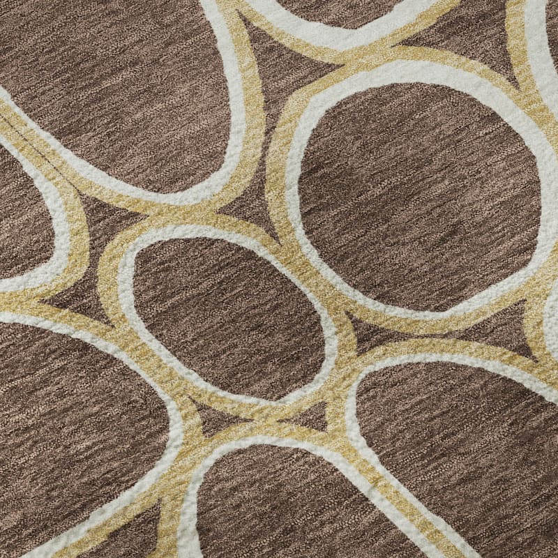 Premium Washable Super Soft Contemporary Bubble Mayfield Rug