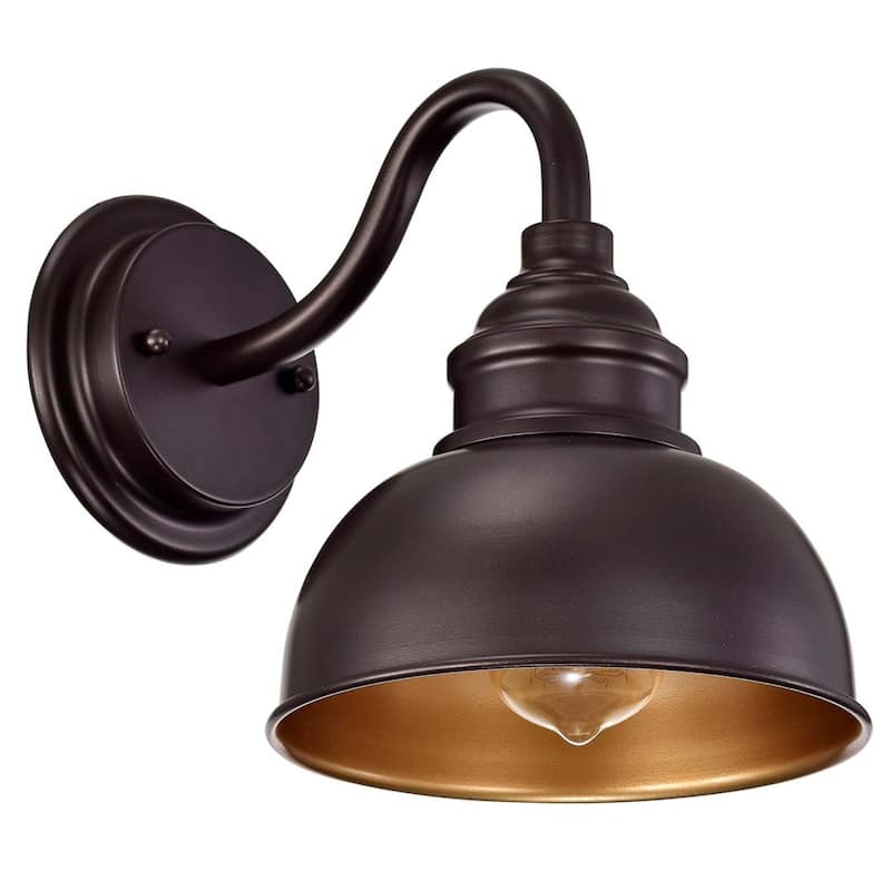 Lummilen 1 Light Farmhouse Dimmable Wall Bath Sconce - Oil Rubbed Bronze