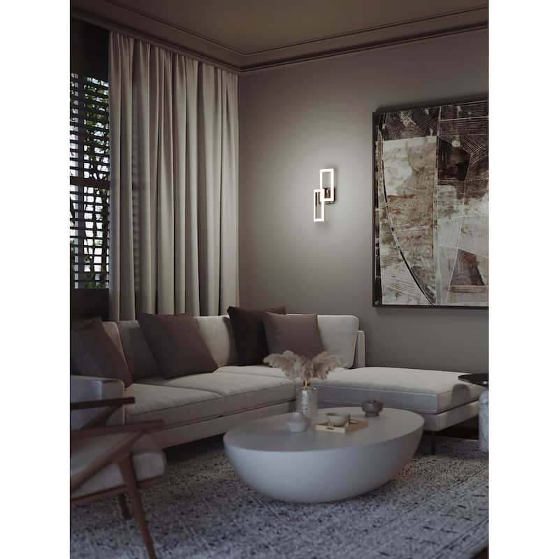 AFX Sia 17'' LED Sconce - Painted Nickel