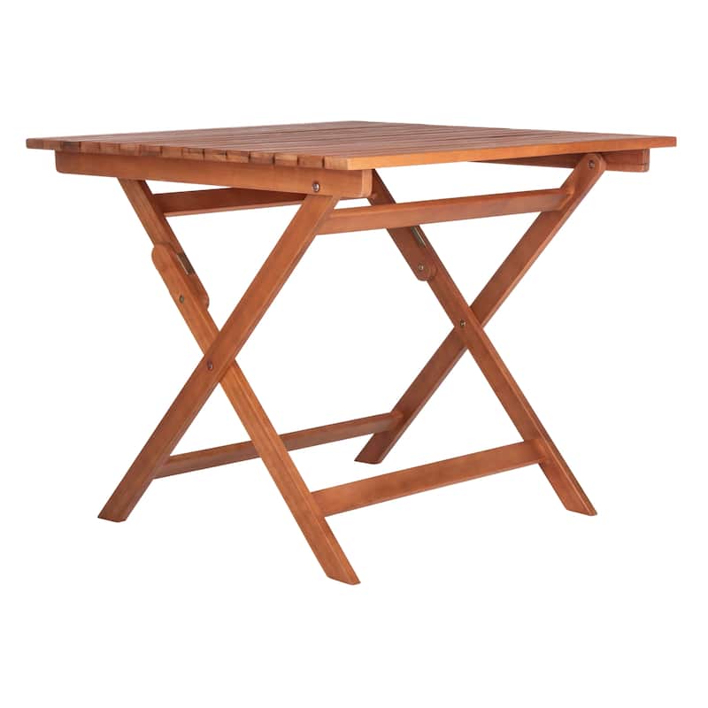 SAFAVIEH Outdoor Living Kresler Folding Table - 35"W x 35"D x 30"H