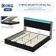 preview thumbnail 10 of 58, Bed Frame with Lift Up Storage, Upholstered Velvet Platform Bed with Storage Headboard