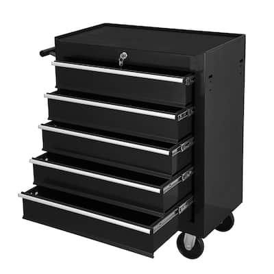 5 Drawers Tool Chest,Tool Cart with Wheels,Metal Rolling Tool Cart Storage for Garage