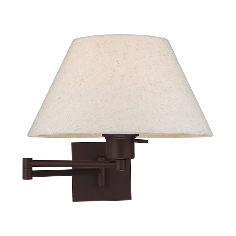 Livex Lighting Single Light 12" Tall Wall Sconce - Bronze