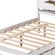 preview thumbnail 7 of 7, Full Size L-shaped Platform Beds with Drawers Linked with Built-in Rectangle Table and Twin Size Trundle.