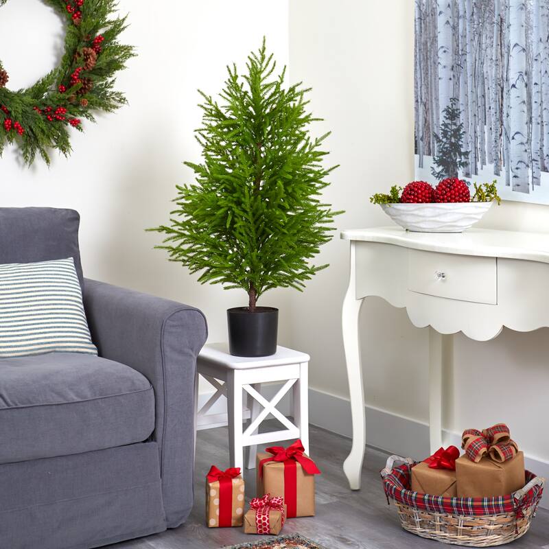 40" Norfolk Island Pine "Natural Look" Tree - Green