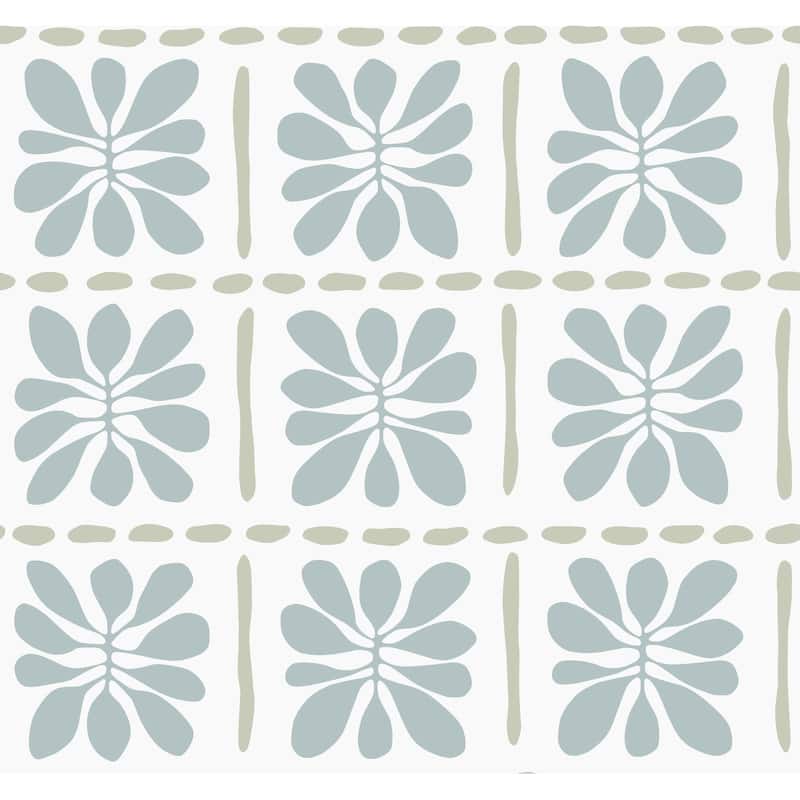 York Wallcoverings Mimosa Fleur Mineral Wallpaper