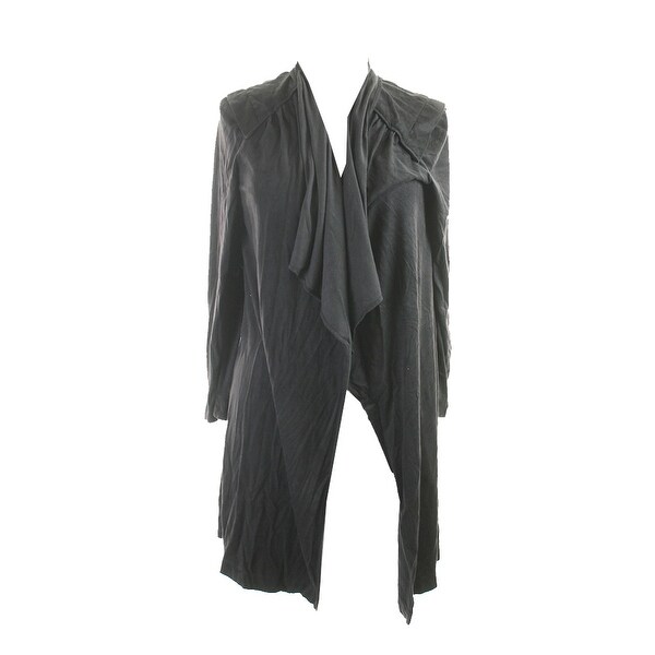 suede wrap jacket