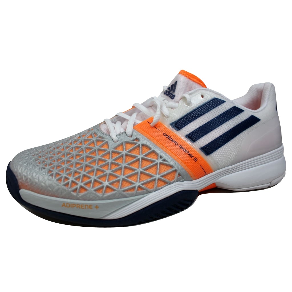 Shop Black Friday Deals on Adidas Men's Clima Cool Adizero Feather III 3  Clear Grey/Night Blue F32336 - Overstock - 19508173