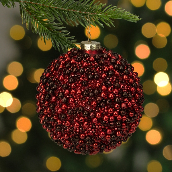 Beaded deals glass ornaments