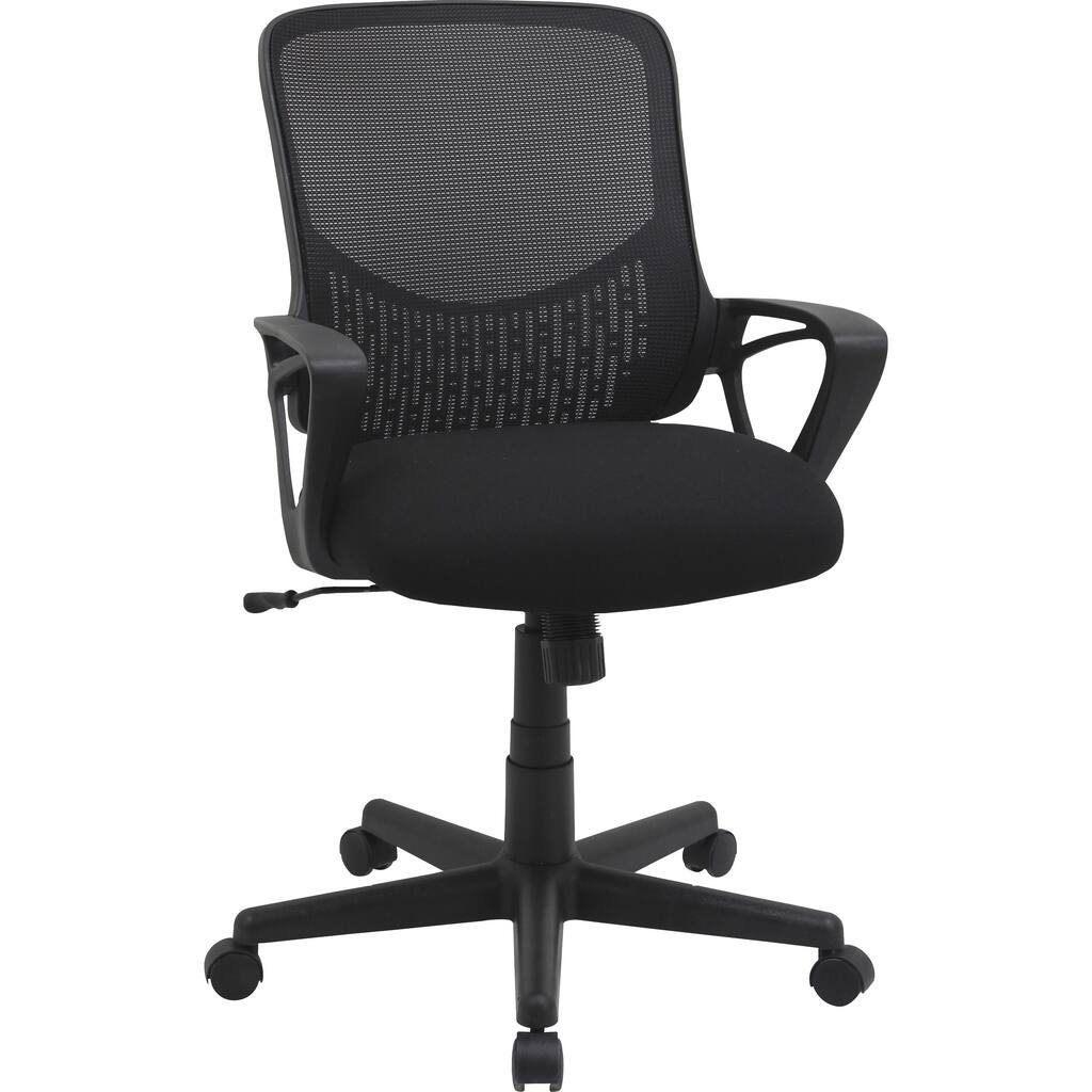 LYS Mid-back Black Mesh Task Chair