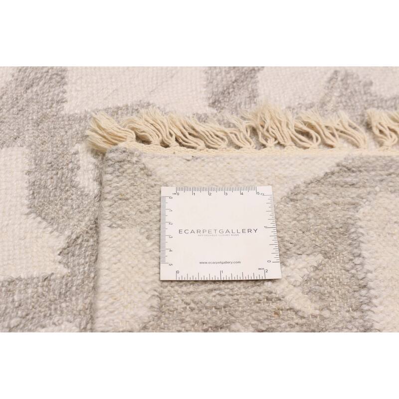 Ankara FW Grey Kilim 5'1" x 8'0" - 5'1 x 8'0