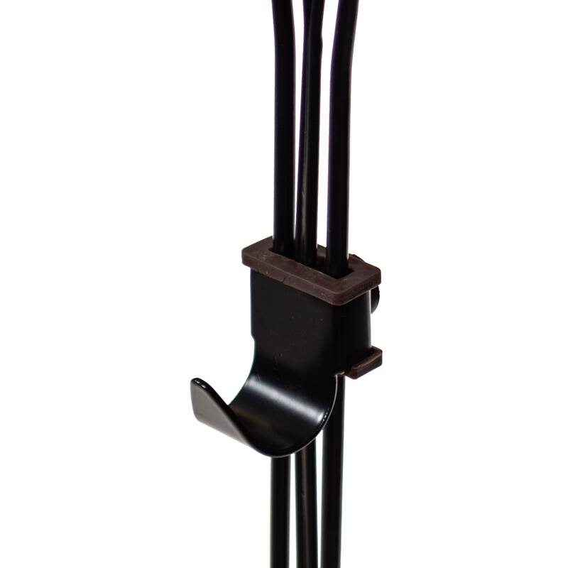Adjustable Wreath Hanger for Door - Antler (Black) - Black