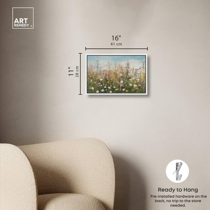 Glimmering Glade Garden I Canvas by Art Remedy