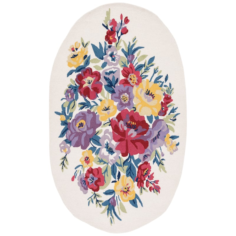 SAFAVIEH Handmade Chelsea Astronomy Floral Wool Rug