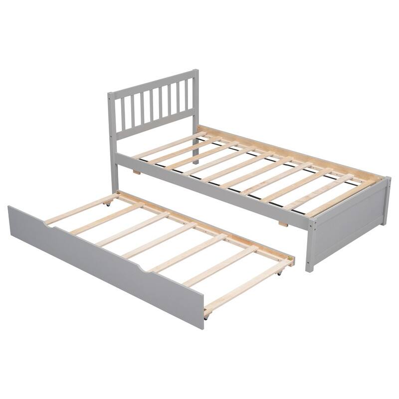 79" Modern Design Double Platform Bed Frame