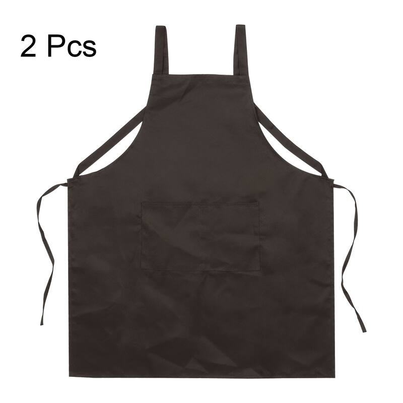 2pcs H Style Apron Kitchen Cooking Aprons Artist Painting Apron