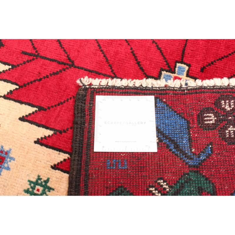 ECARPETGALLERY Hand-knotted Teimani Beige Wool Rug - 2'11 x 4'6