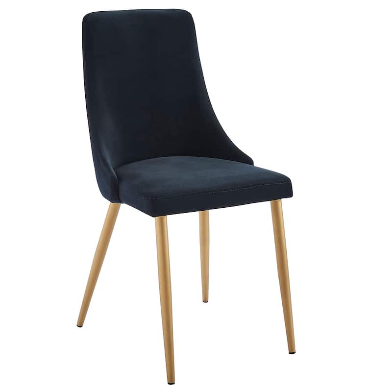 Carmilla Side Velvet Upholstered Chair (Set of 2)