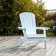 preview thumbnail 4 of 35, Plastic Folding Adirondack Chair White