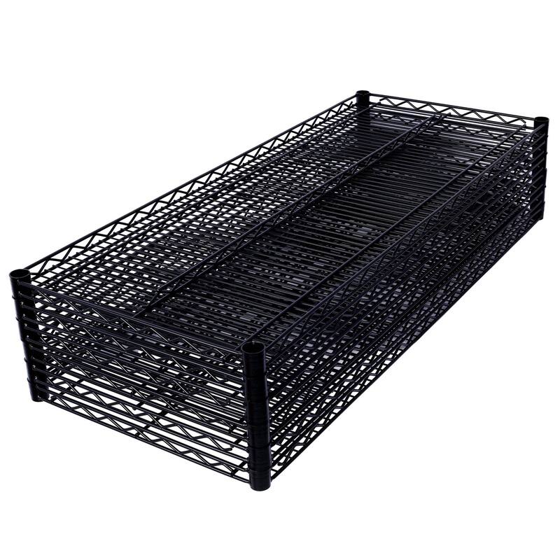 6-Tier Multifunctional Adjustable Shelf with Wheels, 6000LBS Capacity