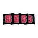 preview thumbnail 1 of 1, North Carolina State Wolfpack Black Cornhole Bags All-Weather Resin Filled