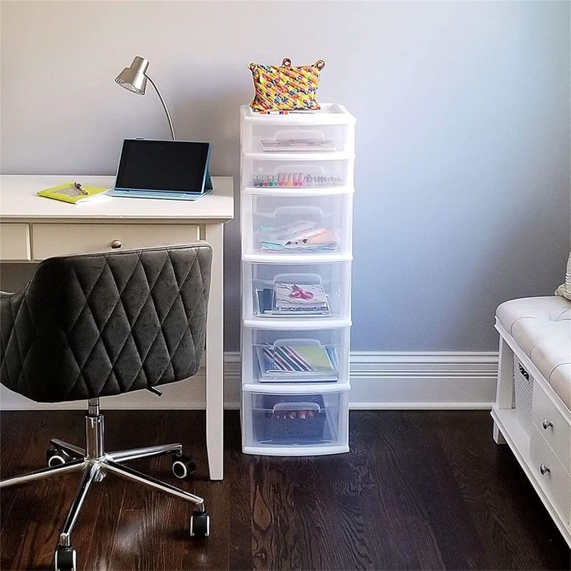 6-Drawer Plastic Home Office Bedroom