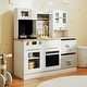 preview thumbnail 2 of 8, Gymax Kids Kitchen Playset w/Stoves Sound & Light Coffee Machine