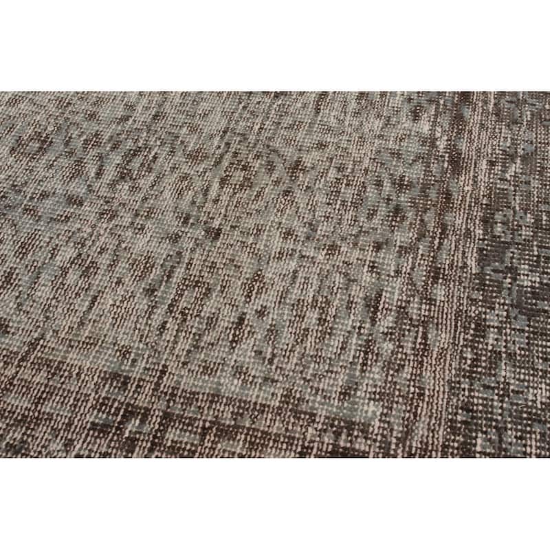 ECARPETGALLERY Hand-knotted Color Transition Teal Wool Rug - 6'3 x 10'6