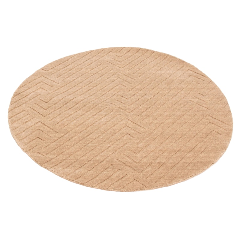 Kashkuli Gabbeh Tan Rug 5'4" x 5'4" - 5'4 x 5'4