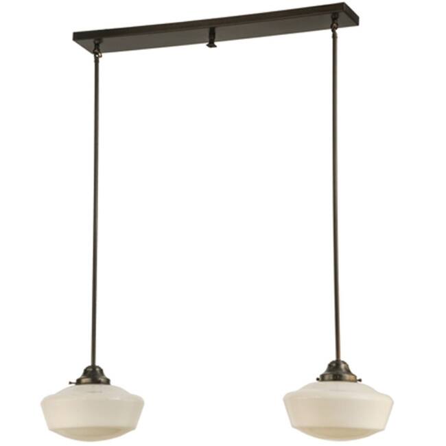 Meyda Tiffany 147635 Revival 2 Light 12" Wide Multi Light Pendant