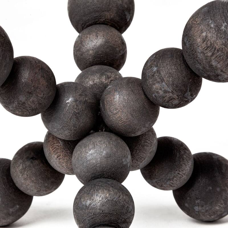 Carollan Black Solid Wood Ball Jack