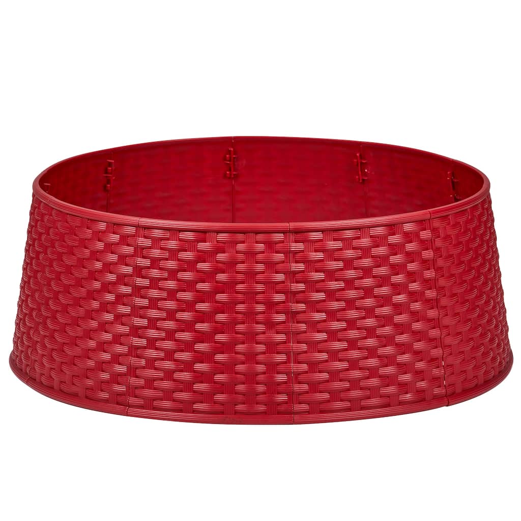25.5" Rattan Pattern Large Christmas Tree Collar